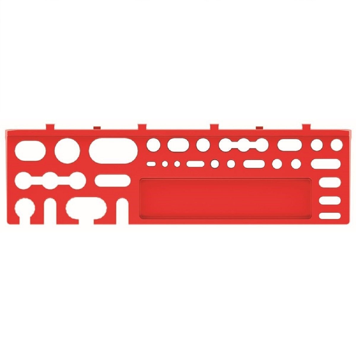 Sada držiakov na náradie BINEER SHELFS 384x111mm, červená, 2 ks