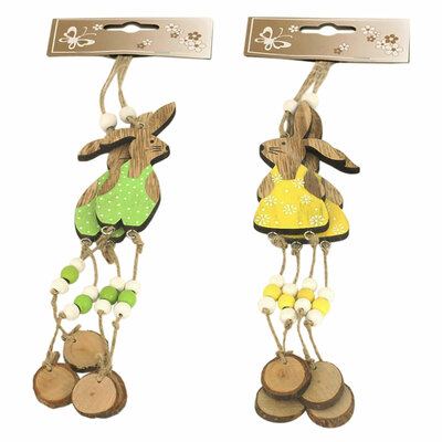 Zajačikovia - drevená dekorácia na zavesenie, 2 kusy
Zajačikovia - drevená dekorácia na zavesenie, 2 kusy