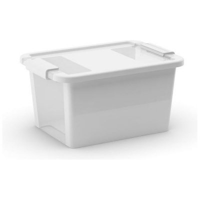 Úložný Bi Box S - 11 litrov biela / priehľadná