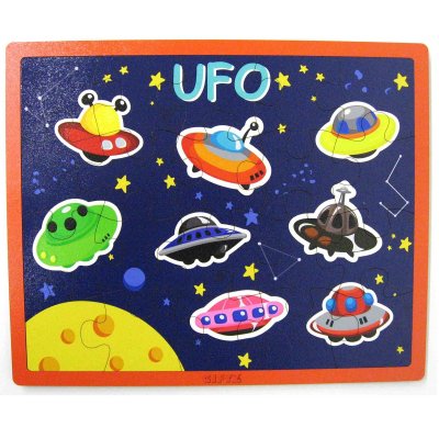 Puzzle drevené UFO 20dílů