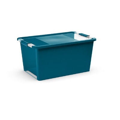 Úložný Bi box L 40 litrov kombinácia priehľadná modrá