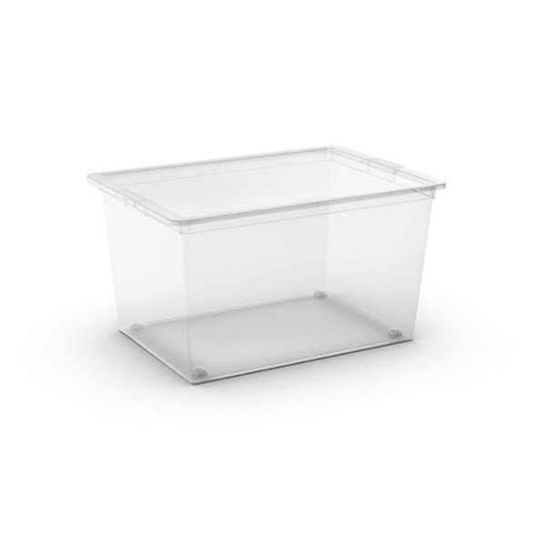Úložný box C Box XL 50l s kolieskami transparentný
